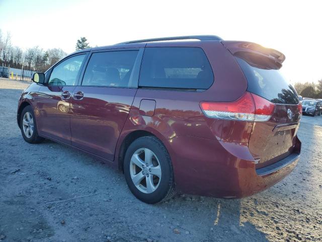 5TDKK3DC3ES462310 - 2014 TOYOTA SIENNA LE BURGUNDY photo 2