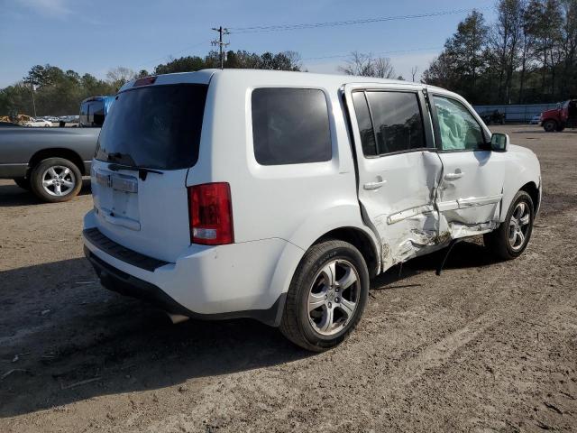 5FNYF3H72CB020423 - 2012 HONDA PILOT EXLN WHITE photo 3