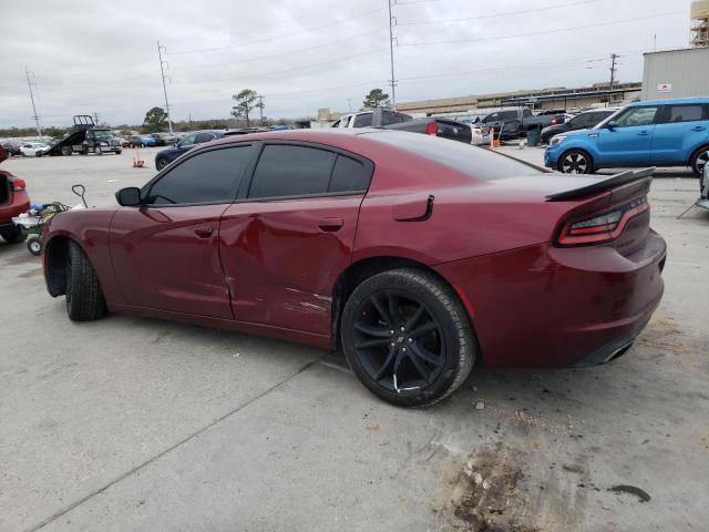 2C3CDXBG5JH157321 - 2018 DODGE CHARGER SXT BURGUNDY photo 2