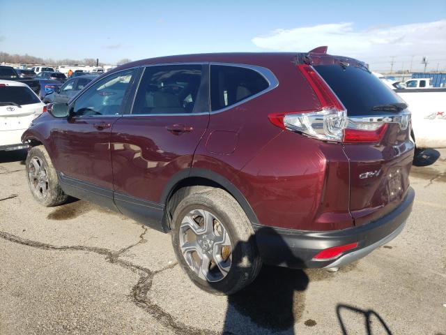 2HKRW2H80HH675938 - 2017 HONDA CR-V EXL MAROON photo 2