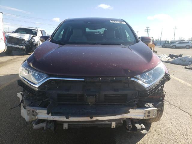 2HKRW2H80HH675938 - 2017 HONDA CR-V EXL MAROON photo 5