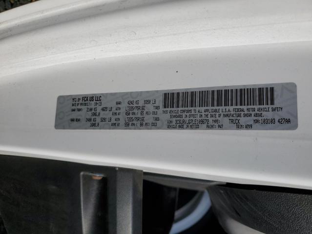 3C6URVJG7LE109672 - 2020 RAM PROMASTER 3500 HIGH თეთრი ფოტო 13