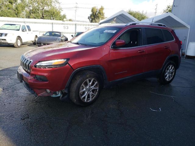 1C4PJMCS6HD223678 - 2017 JEEP CHEROKEE LATITUDE RED photo 1