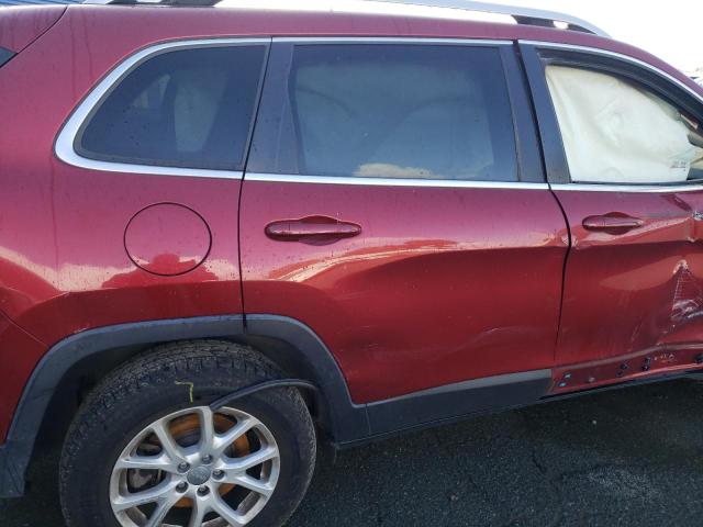 1C4PJMCS6HD223678 - 2017 JEEP CHEROKEE LATITUDE RED photo 10