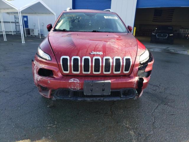 1C4PJMCS6HD223678 - 2017 JEEP CHEROKEE LATITUDE RED photo 5