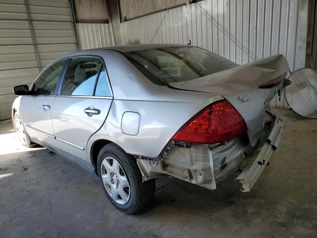 1HGCM56447A228260 - 2007 HONDA ACCORD LX SILVER photo 2