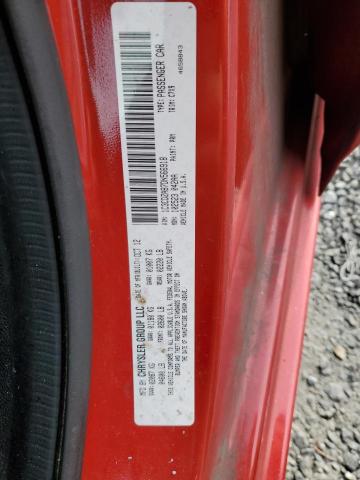 1C3CDZAB7DN566918 - 2013 DODGE AVENGER SE RED photo 12