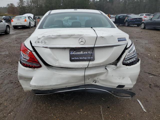 55SWF4JB7GU165599 - 2016 MERCEDES-BENZ C 300 WHITE photo 6