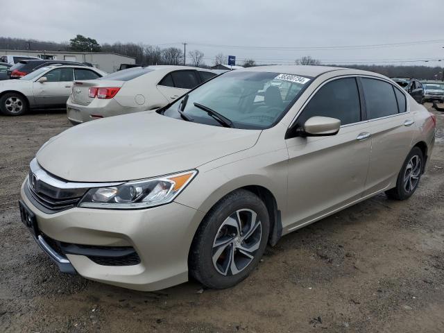 1HGCR2F37HA262296 - 2017 HONDA ACCORD LX GOLD photo 1