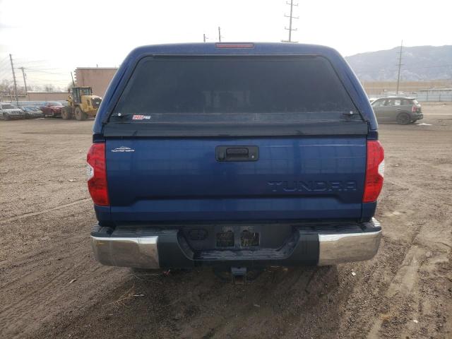 5TFUW5F15FX420589 - 2015 TOYOTA TUNDRA DOUBLE CAB SR/SR5 BLUE photo 6