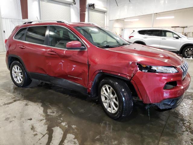 1C4PJMCB3EW220687 - 2014 JEEP CHEROKEE LATITUDE RED photo 4