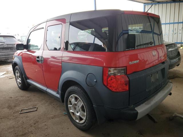 5J6YH28366L019563 - 2006 HONDA ELEMENT LX RED photo 2