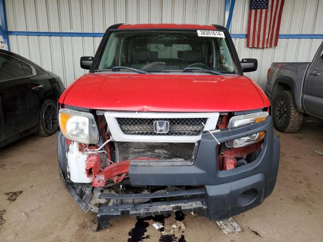 5J6YH28366L019563 - 2006 HONDA ELEMENT LX RED photo 5