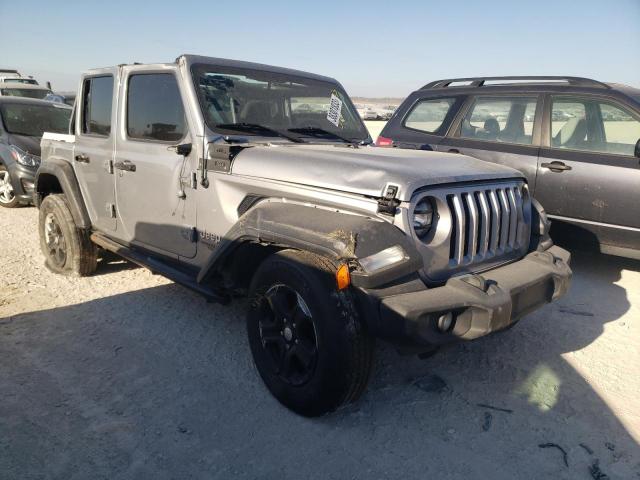 1C4HJXDG3LW310743 - 2020 JEEP WRANGLER U SPORT ნაცრისფერი ფოტო 4