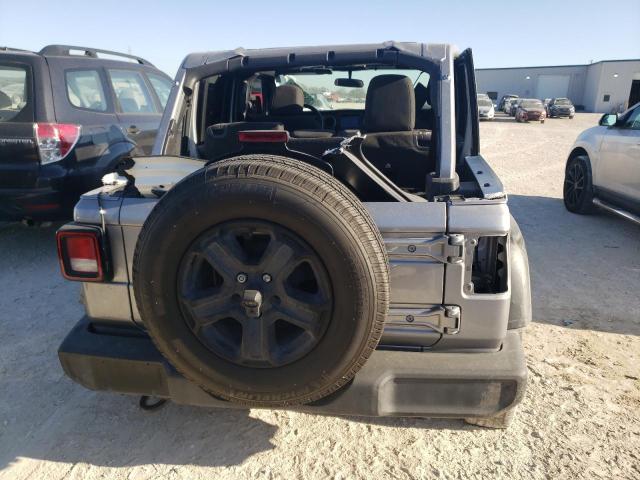 1C4HJXDG3LW310743 - 2020 JEEP WRANGLER U SPORT ნაცრისფერი ფოტო 6