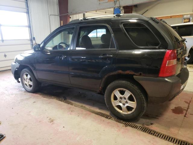 KNDJF724187541251 - 2008 KIA SPORTAGE L BLACK photo 2