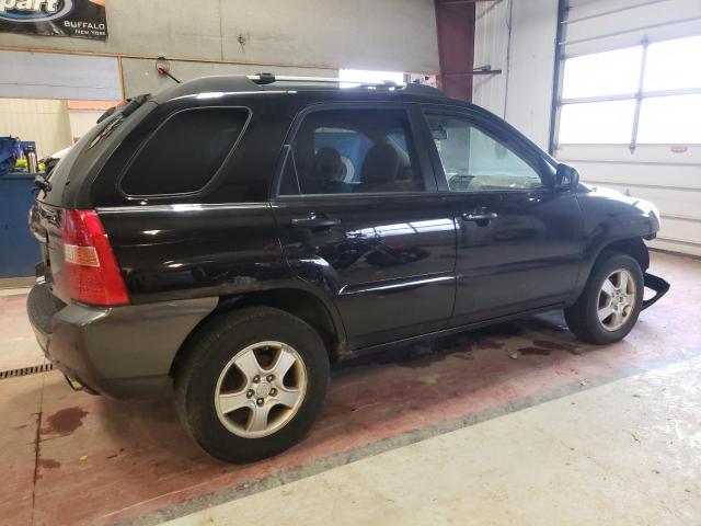 KNDJF724187541251 - 2008 KIA SPORTAGE L BLACK photo 3