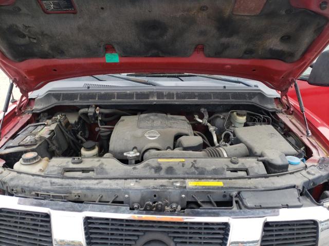 1N6BA06B17N237007 - 2007 NISSAN TITAN XE RED photo 11