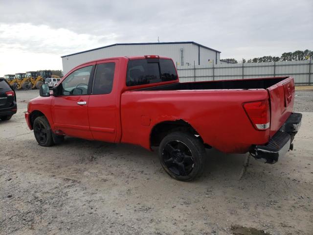 1N6BA06B17N237007 - 2007 NISSAN TITAN XE RED photo 2