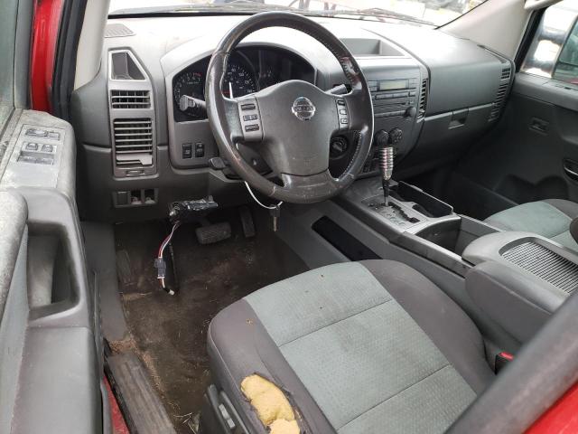 1N6BA06B17N237007 - 2007 NISSAN TITAN XE RED photo 8