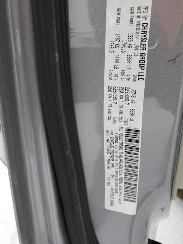 2C4RC1BG1DR674958 - 2013 CHRYSLER TOWN & COU TOURING SILVER photo 13