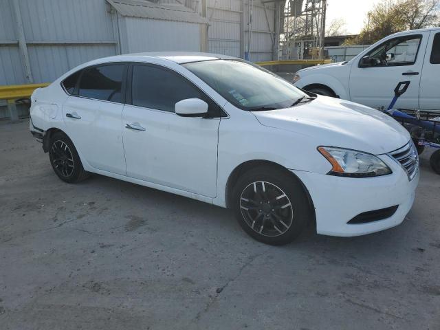 3N1AB7AP7FY348849 - 2015 NISSAN SENTRA S WHITE photo 4