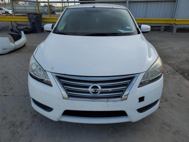 3N1AB7AP7FY348849 - 2015 NISSAN SENTRA S WHITE photo 5