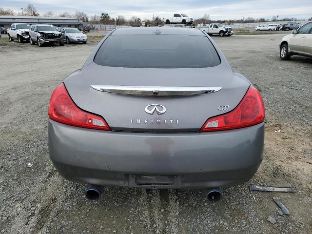 JN1CV6EK4CM424549 - 2012 INFINITI G37 BASE GRAY photo 6