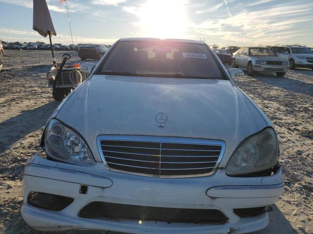 WDBNG70J76A471177 - 2006 MERCEDES-BENZ S 430 WHITE photo 5