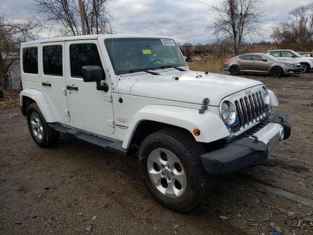 1C4BJWEG4EL106780 - 2014 JEEP WRANGLER U SAHARA WHITE photo 4