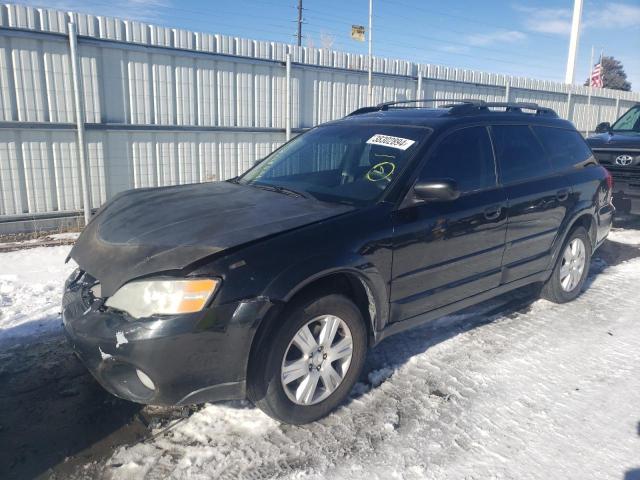 4S4BP61C057306030 - 2005 SUBARU LEGACY OUTBACK 2.5I BLACK photo 1