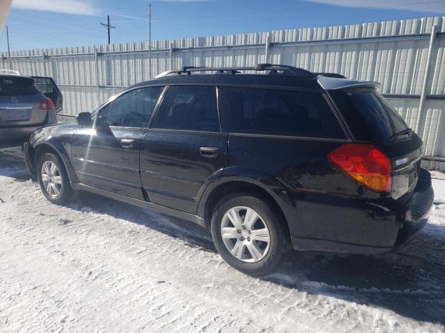 4S4BP61C057306030 - 2005 SUBARU LEGACY OUTBACK 2.5I BLACK photo 2