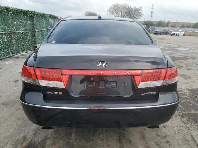 KMHFC46F78A319806 - 2008 HYUNDAI AZERA SE BLACK photo 6