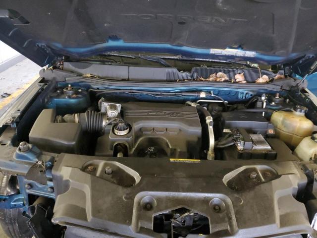 2CKDL63F766174314 - 2006 PONTIAC TORRENT TEAL photo 12