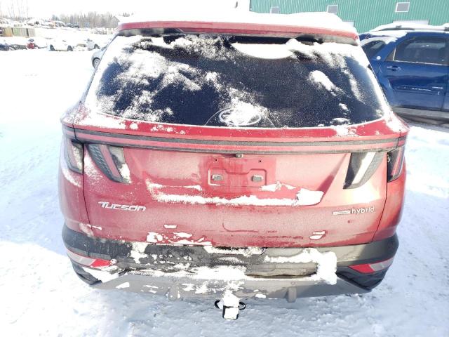 KM8JCCA17NU012341 - 2022 HYUNDAI TUCSON LUXURY RED photo 6