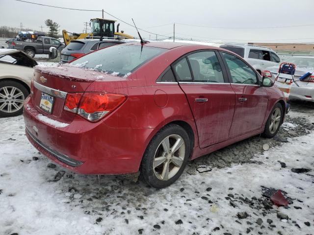 1G1PG5SC3C7151837 - 2012 CHEVROLET CRUZE LT RED photo 3