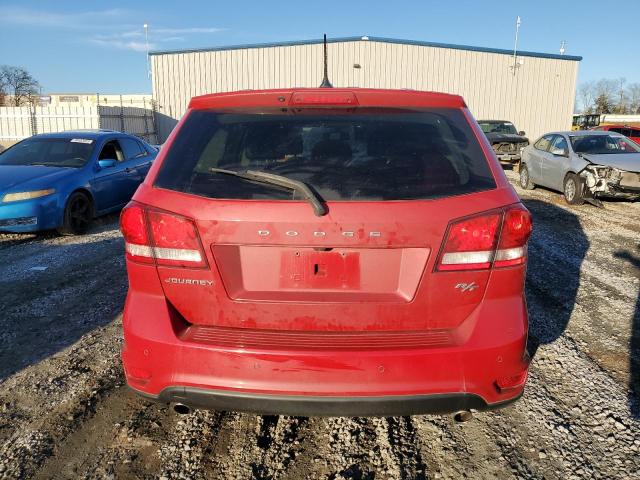 3C4PDCEG5CT393723 - 2012 DODGE JOURNEY R/T RED photo 6