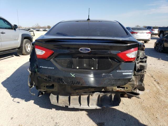 3FA6P0K97ER169091 - 2014 FORD FUSION TITANIUM BLACK photo 6