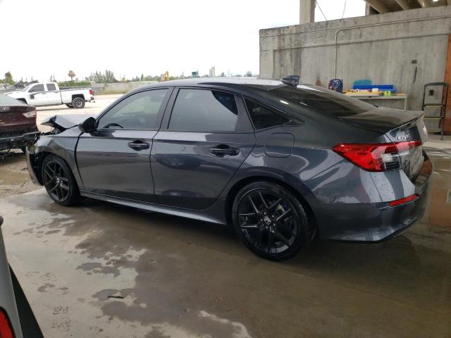 2HGFE2F52NH603823 - 2022 HONDA CIVIC SPORT Gris foto 2