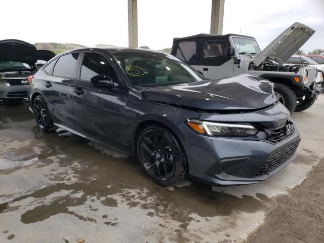 2HGFE2F52NH603823 - 2022 HONDA CIVIC SPORT Gris foto 4