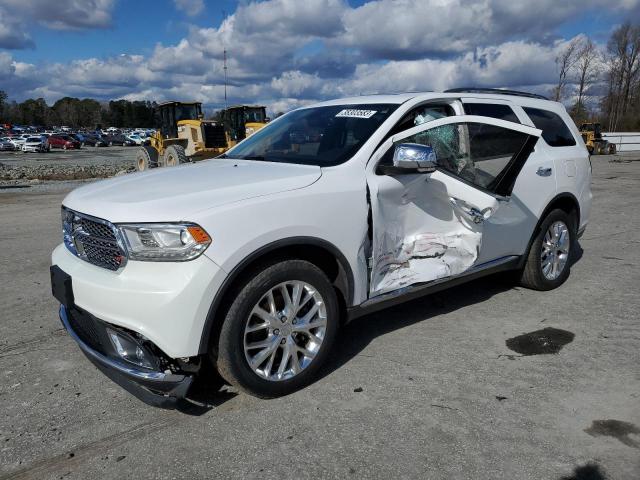 1C4RDJEG0FC858003 - 2015 DODGE DURANGO CITADEL WHITE photo 1