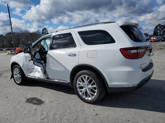 1C4RDJEG0FC858003 - 2015 DODGE DURANGO CITADEL WHITE photo 2