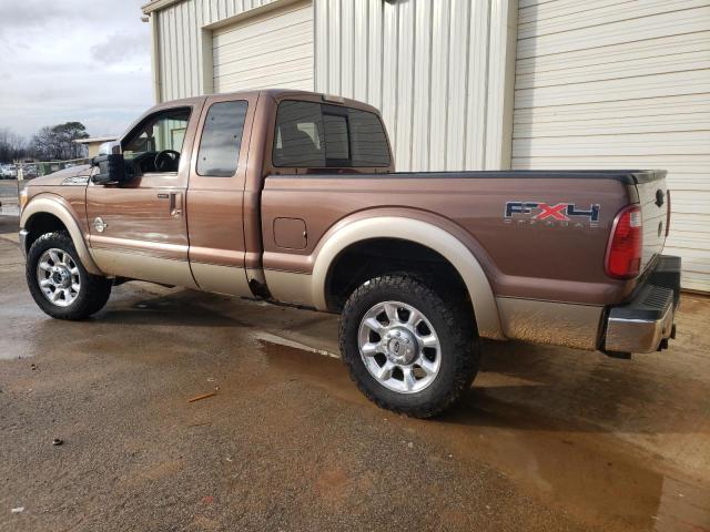 1FT7X2BT4BEA93978 - 2011 FORD F250 SUPER DUTY BROWN photo 2