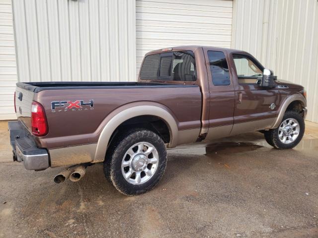 1FT7X2BT4BEA93978 - 2011 FORD F250 SUPER DUTY BROWN photo 3