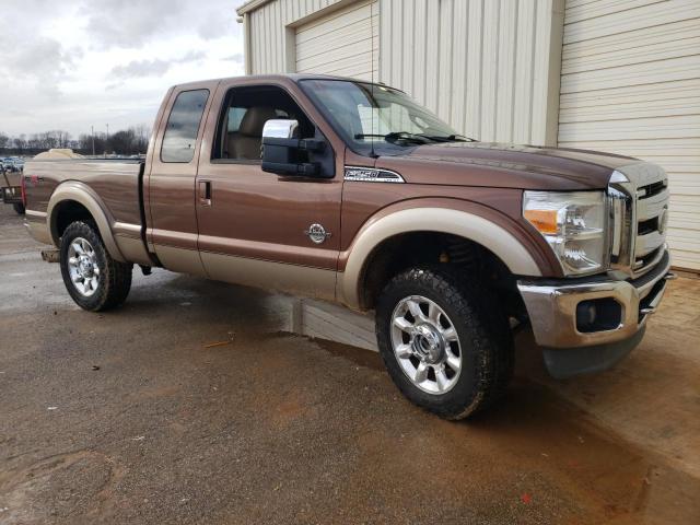 1FT7X2BT4BEA93978 - 2011 FORD F250 SUPER DUTY BROWN photo 4