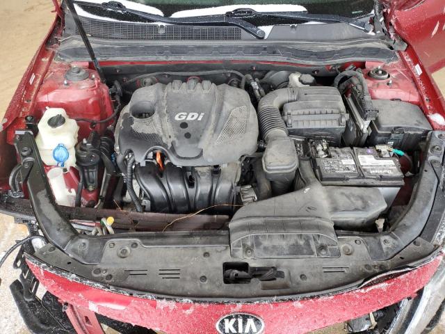 5XXGR4A79FG392314 - 2015 KIA OPTIMA SX RED photo 11