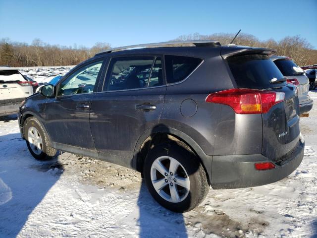 2T3RFREV2EW126720 - 2014 TOYOTA RAV4 XLE GRAY photo 2