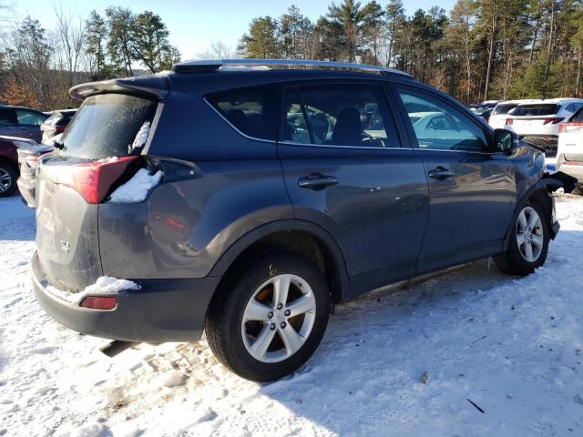 2T3RFREV2EW126720 - 2014 TOYOTA RAV4 XLE GRAY photo 3