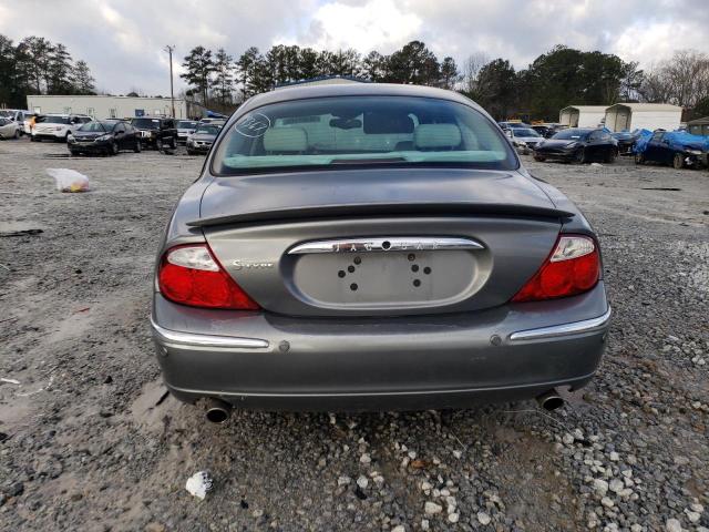 SAJEA01T44FM95383 - 2004 JAGUAR S-TYPE GRAY photo 6