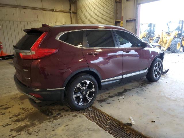 7FARW2H99JE050181 - 2018 HONDA CR-V TOURING BURGUNDY photo 3